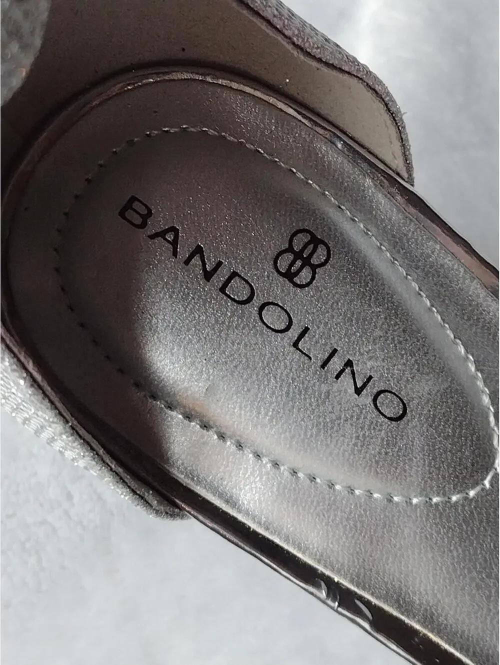 NWOT Bandolino Women's Silver/3